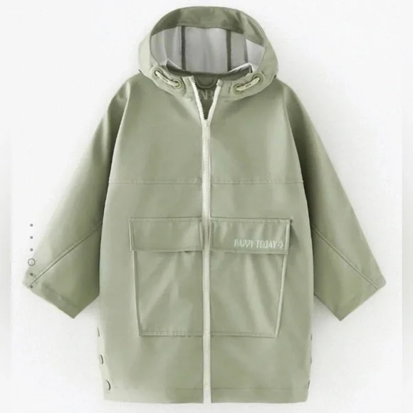 NWT ZARA Rubberized Jacket - Picture 4 of 4